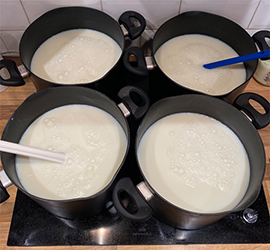 Boiling Skimmed Milk