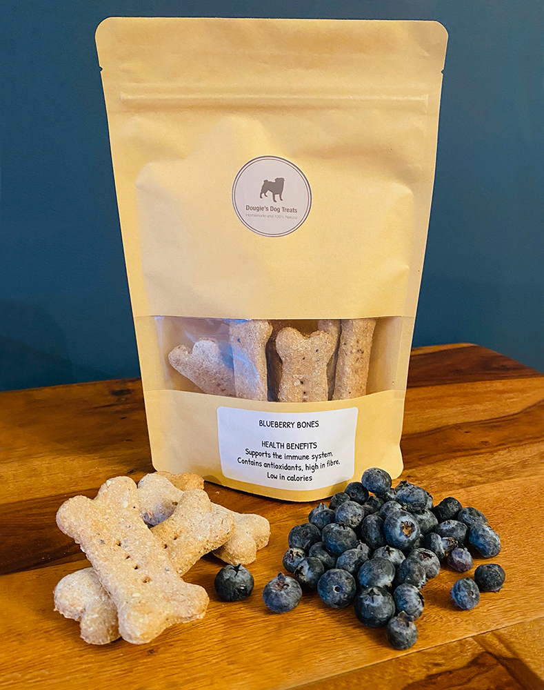 Blueberry & Banana Bones | Dougie's Dog Treats